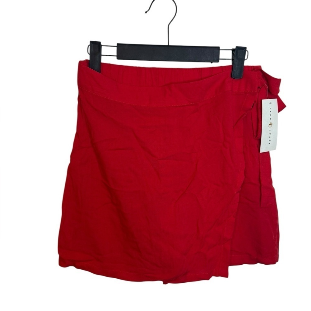 Nwt True Craft Red Wrap Skort